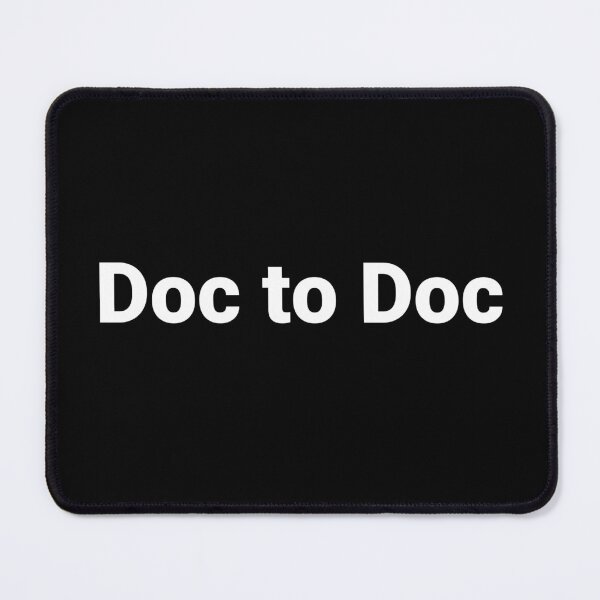 Item preview, Doc to Doc designed and sold by Text-based T-Shirts and Gifts.
