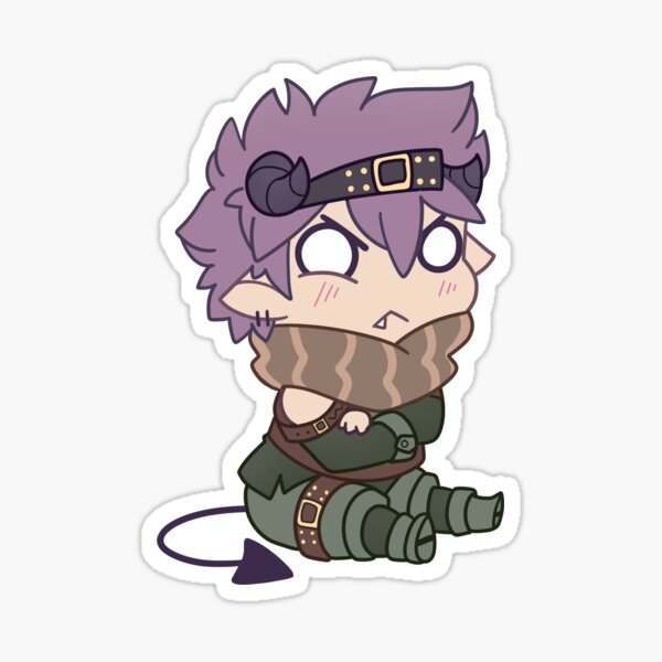 Grumpy Little Demon Sticker