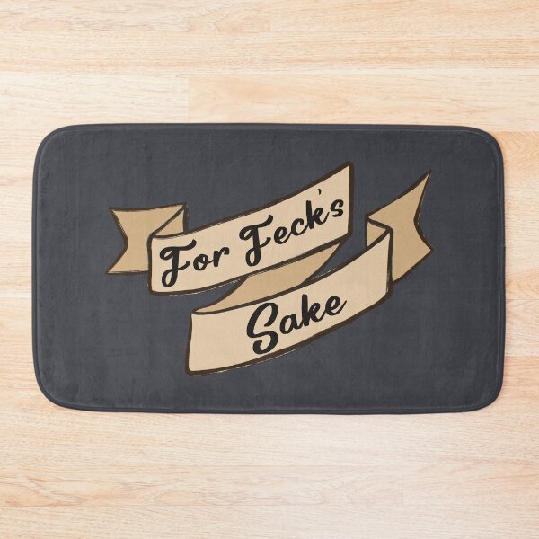 Item preview, For Feck’s Sake Ribbon Scroll designed and sold by Skull Fern.