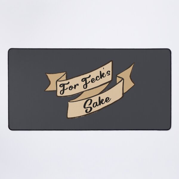 Item preview, For Feck’s Sake Ribbon Scroll designed and sold by Skull Fern.