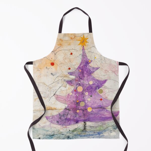 Item preview, Purple art brut Christmas tree designed and sold by EpicFoxArt.
