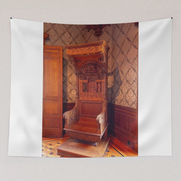 Item preview, A King's Throne Chair Monserrate Palace Portugal designed and sold by PsychoAlien.com.
