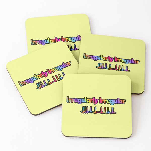 Item preview, Irregularly Irregular - Black Outline, Rainbow Colors designed and sold by Artsy-Chemist.