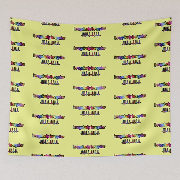 Item preview, Irregularly Irregular - Black Outline, Rainbow Colors designed and sold by Artsy-Chemist.