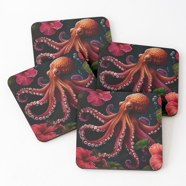 Item preview, Tropical octopus  designed and sold by VioletSky-Arts.
