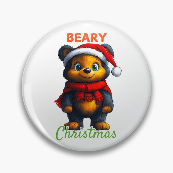 Item preview, Beary Christmas Bear, Festive Teddy Design, Cute Holiday Bear, Christmas Animal Art, Cozy Winter Bear designed and sold by BukkyStory.