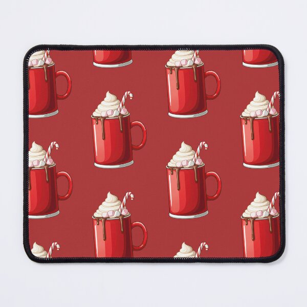 Item preview, Christmas Red Mug With Candy Cane Hot Chocolate designed and sold by CriaCreative.
