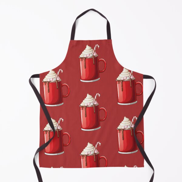 Item preview, Christmas Red Mug With Candy Cane Hot Chocolate designed and sold by CriaCreative.