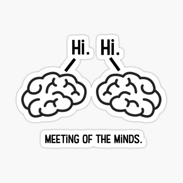 Item preview, Meeting of the minds designed and sold by WhackoDesigns.