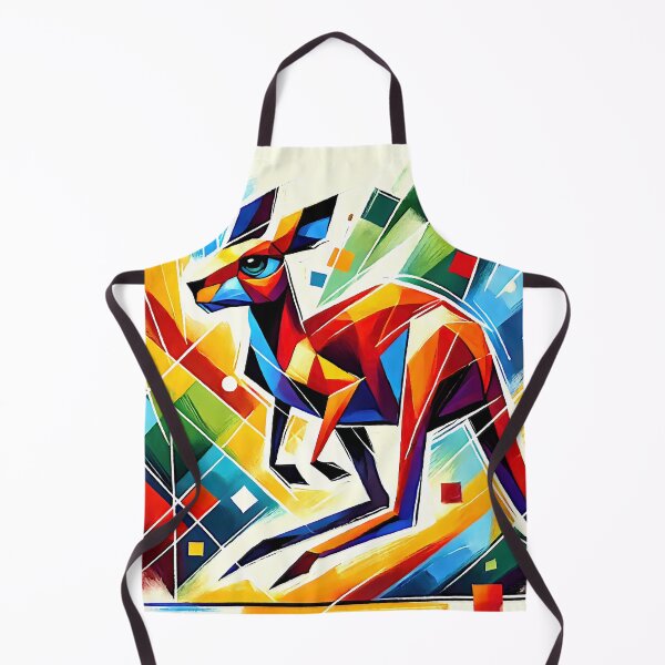 Item preview, Bounding Geometric Kangaroo in Vibrant Hues designed and sold by ChrisButler.