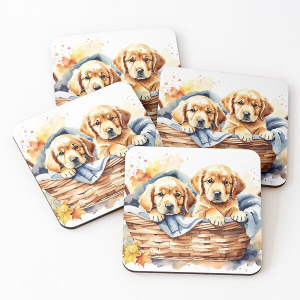 Item preview, Golden Retriever Watercolor 6 designed and sold by RiverAquarius.