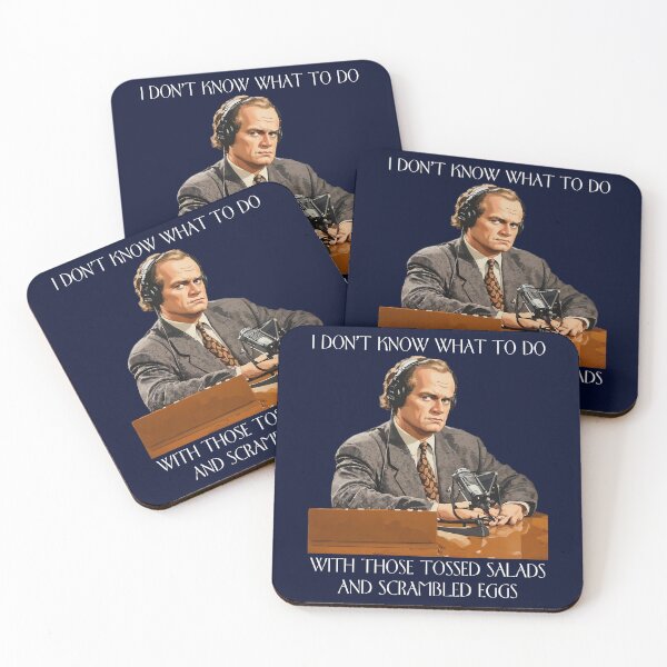 Item preview, Frasier - Tossed Salads & Scrambled Eggs designed and sold by Smile More Art Store ⭐️⭐️⭐️⭐️⭐️.