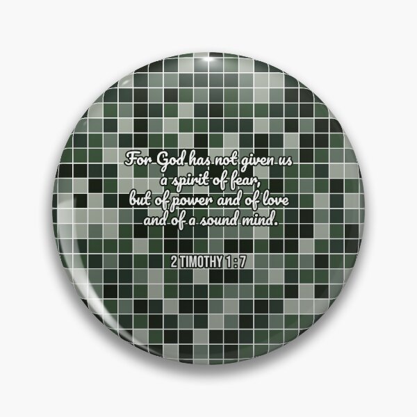 Item preview, 2 Timothy 1 : 7 - For god has given us - Bible passage designed and sold by JF Designs.