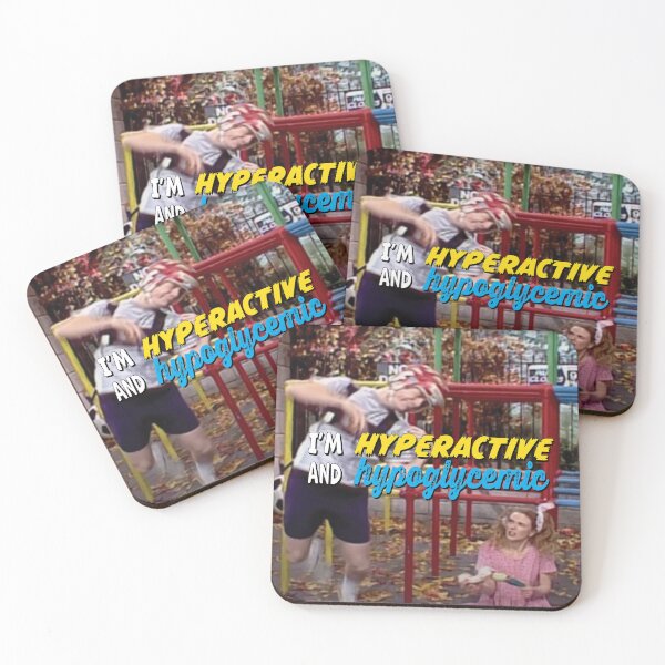 Item preview, "I'm hyperactive and hypoglycemic. I'm a hyper-hypo." The SNL skit that makes me laugh more than any other. designed and sold by Galp.