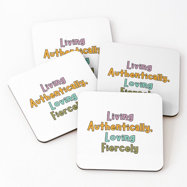 Item preview, Living authentically, loving fiercely designed and sold by Nikki Krishna.