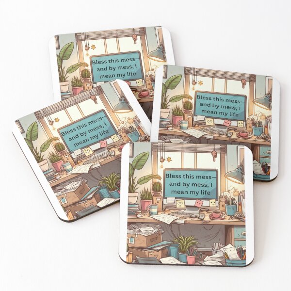 Item preview, Bless This Mess—And By Mess, I Mean My Life - Funny and Relatable Design designed and sold by Jesshelms83.