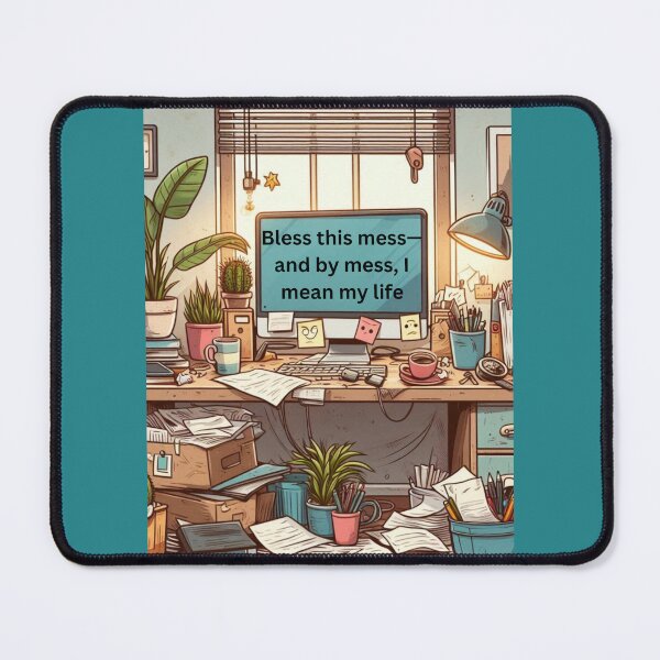 Item preview, Bless This Mess—And By Mess, I Mean My Life - Funny and Relatable Design designed and sold by Jesshelms83.