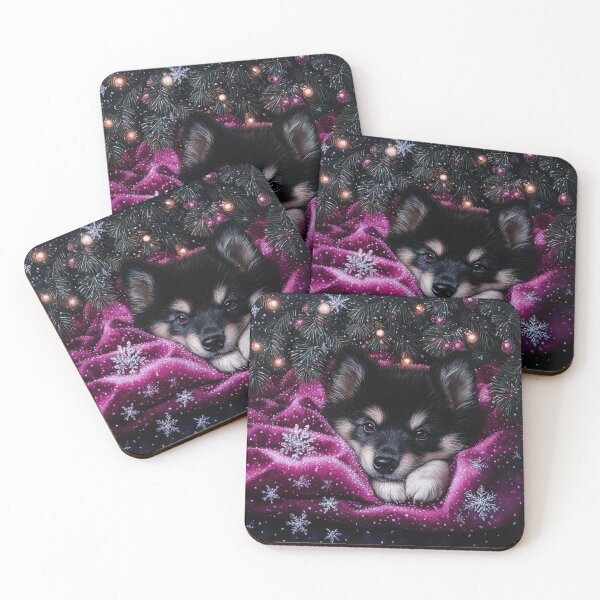 Item preview, Holiday Finnish Lapphund designed and sold by Nocturne  Paws.