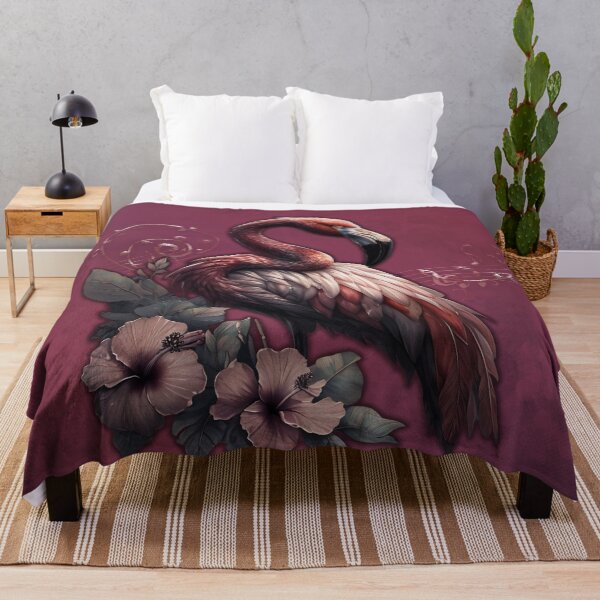 Item preview, Tropical elegance, the flamingo in the twilight.  designed and sold by nicky2342.