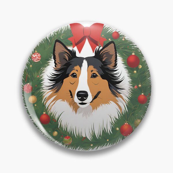 Item preview, Jolly Christmas - Shetland Sheepdog Nose Edition designed and sold by GoodyPaws.