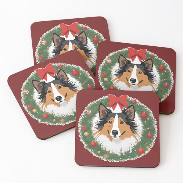 Item preview, Jolly Christmas - Shetland Sheepdog Nose Edition designed and sold by GoodyPaws.