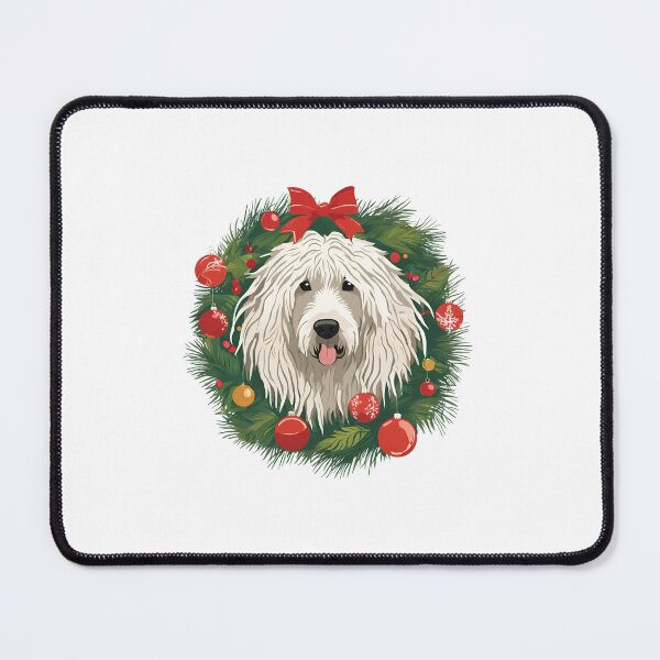 Item preview, Jolly Christmas - Komondor Nose Edition designed and sold by GoodyPaws.