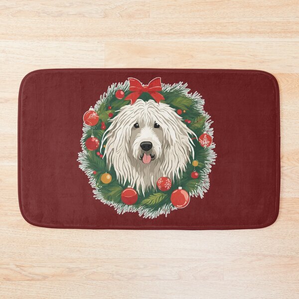 Item preview, Jolly Christmas - Komondor Nose Edition designed and sold by GoodyPaws.