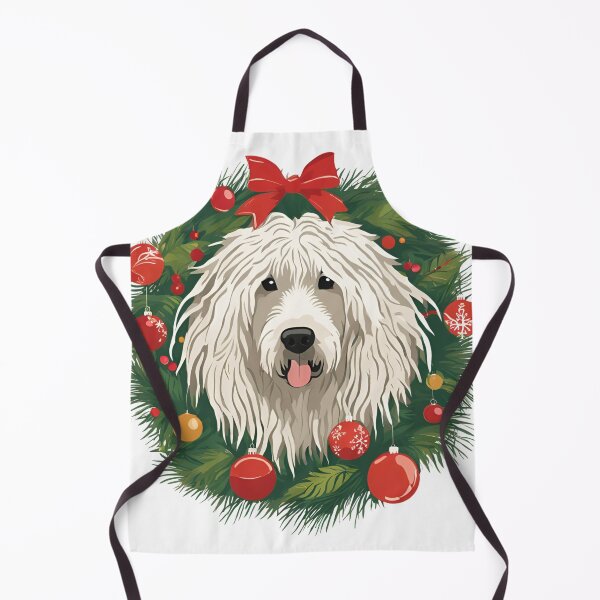 Item preview, Jolly Christmas - Komondor Nose Edition designed and sold by GoodyPaws.