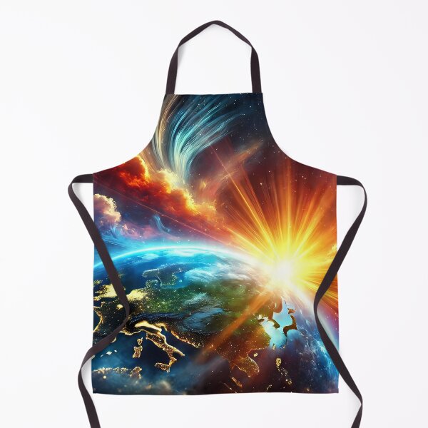 Item preview, Stunning Earth with a radiant sunrise designed and sold by OrbitOdyssey.