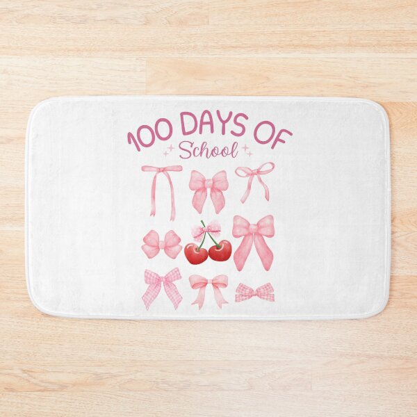 Item preview, 100 Days Of School Pink Coquette Bows Teachers Kids designed and sold by thebest-2studio.