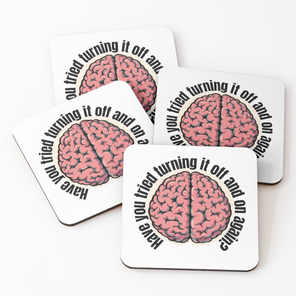 Item preview, Tried turning your brain off and on again? designed and sold by KJGHeadRowdy.