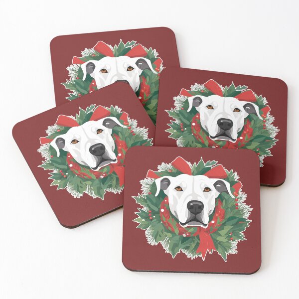 Item preview, Jolly Christmas - Dogo Argentino Nose Edition designed and sold by GoodyPaws.