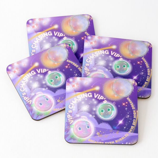 Item preview, "VIP's CHASING VIP's (BUBBLES ON A MISSION) designed and sold by CATBUTT-DESIGNS.