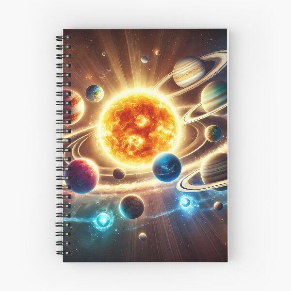 Item preview, Stunning solar system with planets and Sun designed and sold by OrbitOdyssey.
