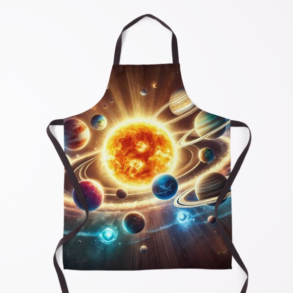 Item preview, Stunning solar system with planets and Sun designed and sold by OrbitOdyssey.