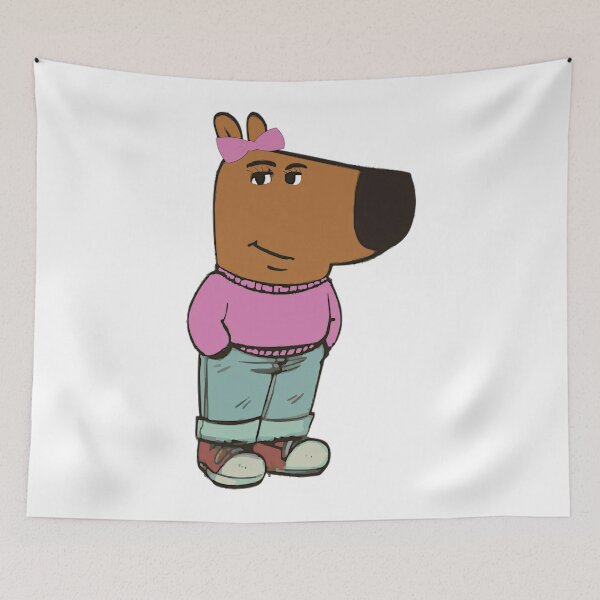 Item preview, Funny Brainrot Chill Girl Meme designed and sold by LawmanNastasia.
