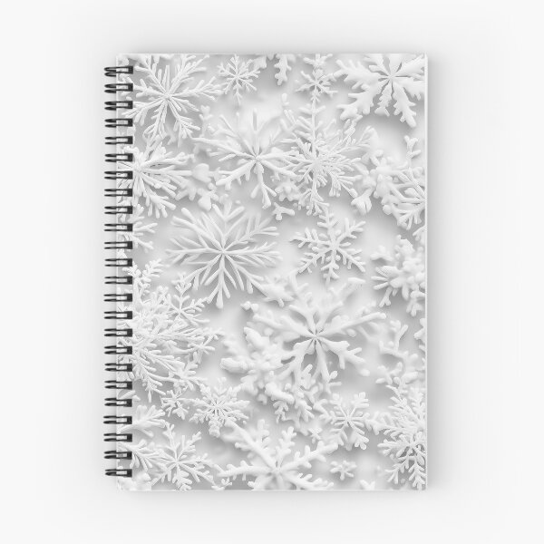 Item preview, White Snowflakes with Crystal Accents designed and sold by Rui Mythic Studio.
