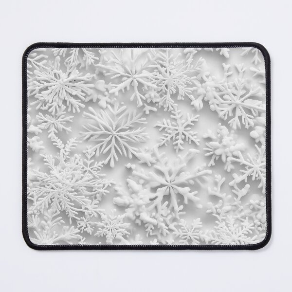 Item preview, White Snowflakes with Crystal Accents designed and sold by Rui Mythic Studio.