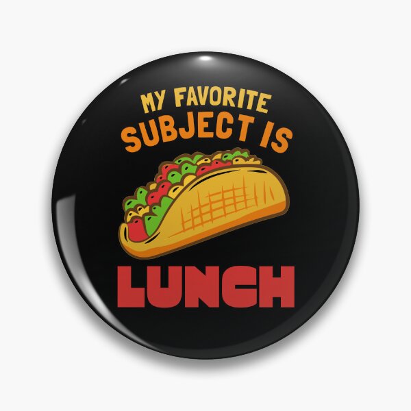 Item preview, my favorite subject is lunch designed and sold by KaiLabsArt.
