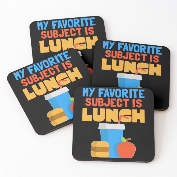 Item preview, my favorite subject is lunch designed and sold by KaiLabsArt.