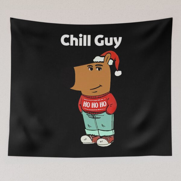 Item preview, Funny Chill Guy Christmas designed and sold by LawmanNastasia.