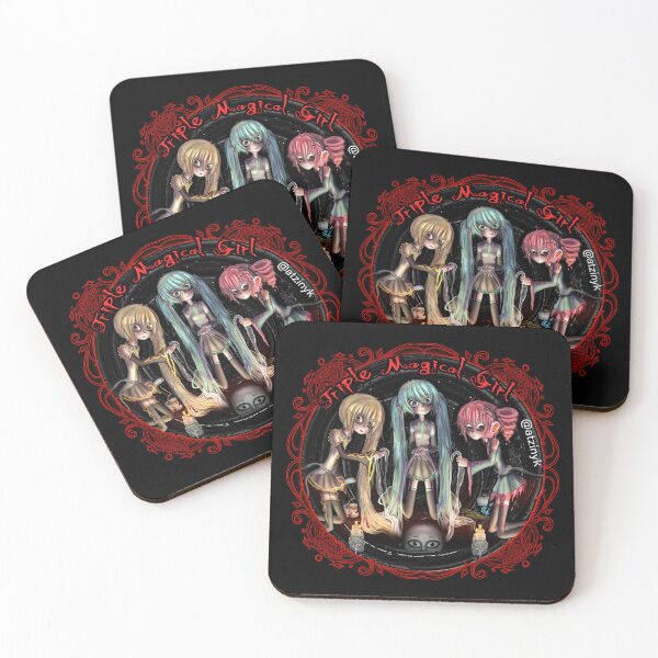 Item preview, Vocaloid Hatsune Miku, Akita Neru, Kasane Teto, triple baka witch, magical girl designed and sold by AtzinYK.