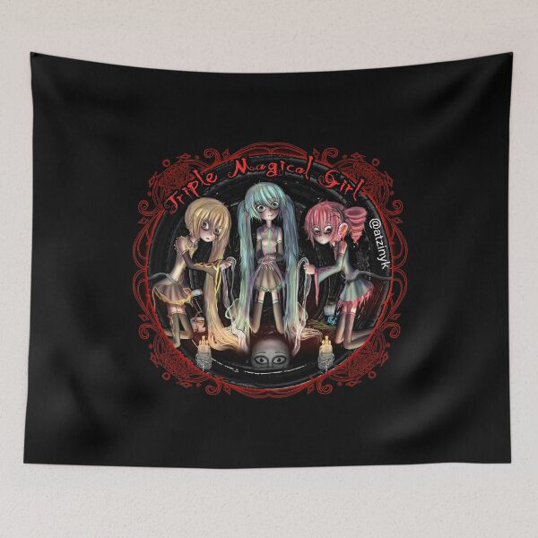 Item preview, Vocaloid Hatsune Miku, Akita Neru, Kasane Teto, triple baka witch, magical girl designed and sold by AtzinYK.