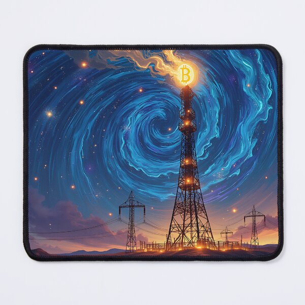 Item preview, Bitcoin Prism Splitting the Light of Innovation designed and sold by RadDeck.