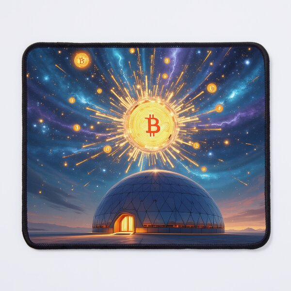 Item preview, Bitcoin Echelon Scaling New Financial Heights designed and sold by RadDeck.