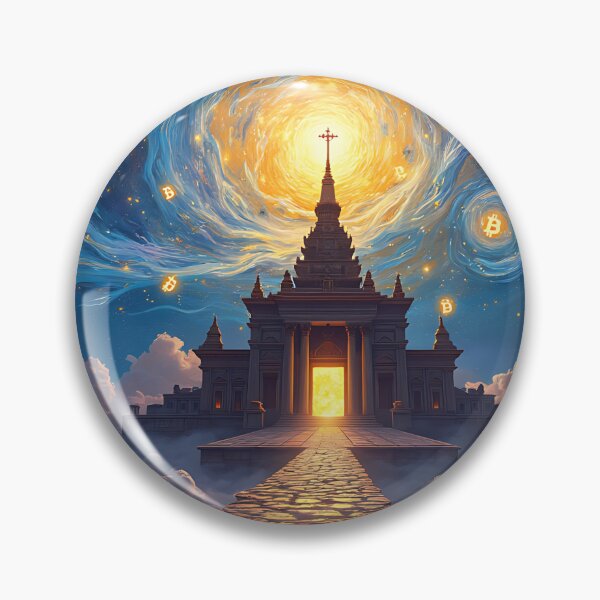 Item preview, Bitcoin Burst Radiating Wealth and Power designed and sold by RadDeck.
