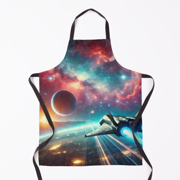 Item preview, "Futuristic cosmic voyage through vibrant galaxies." designed and sold by OrbitOdyssey.