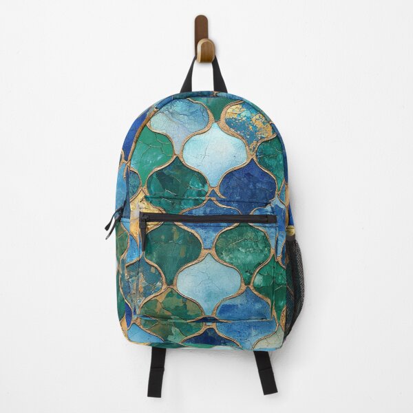 Item preview, Blue Emerald Maroccan Gilt Pattern designed and sold by GrinGalore.