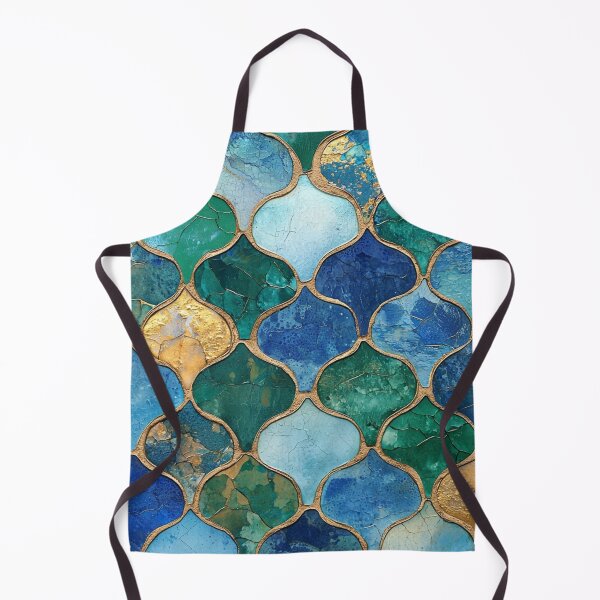 Item preview, Blue Emerald Maroccan Gilt Pattern designed and sold by GrinGalore.