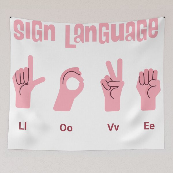 Item preview, Love Sign It Out - Express Yourself designed and sold by Arte Cartoon From TagTeam Group.